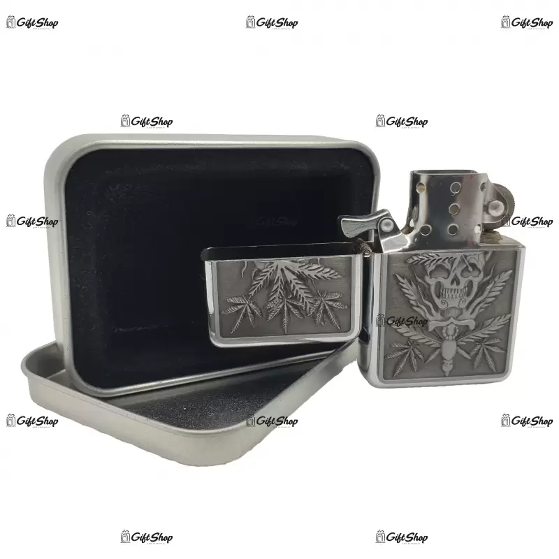 Cannabis, bricheta gen zippo metalica model 1a